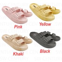 SWS Women Soft &amp; Comfortable Flat Sandals Thick Sole Indoor Slippers Selipar Wanita Sandal Perempuan 35-SJ1988