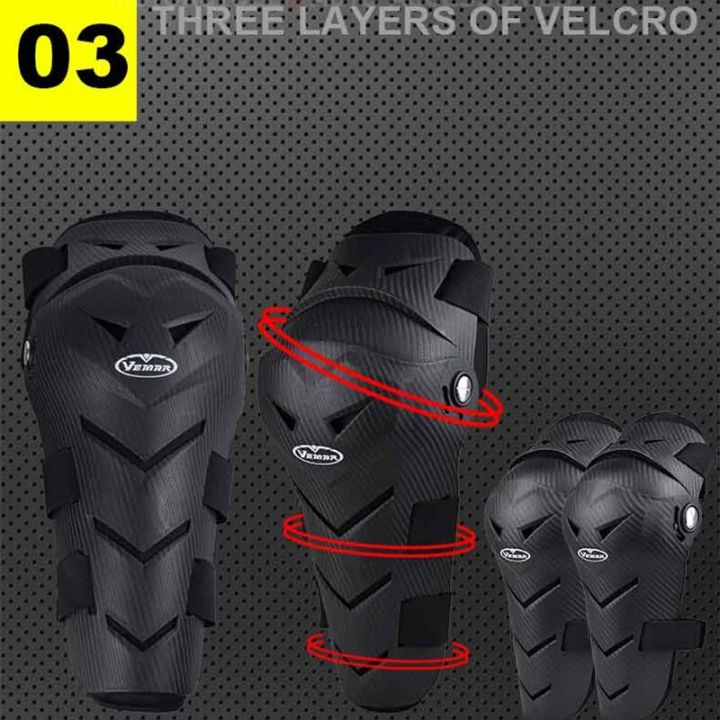 vemar-4pcs-adult-knee-pads-elbow-pads-lightweight-and-breathable-adjustable-knee-cap-pads-protector-elbow-armor-for-motorcycle-knee-shin-protection
