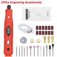 2021NEWACALOX 20W Cordless Grinder Machine USB Charging Variable Speed Rotary Tools Kit 178Pcs Engraving Accessories for Polishing