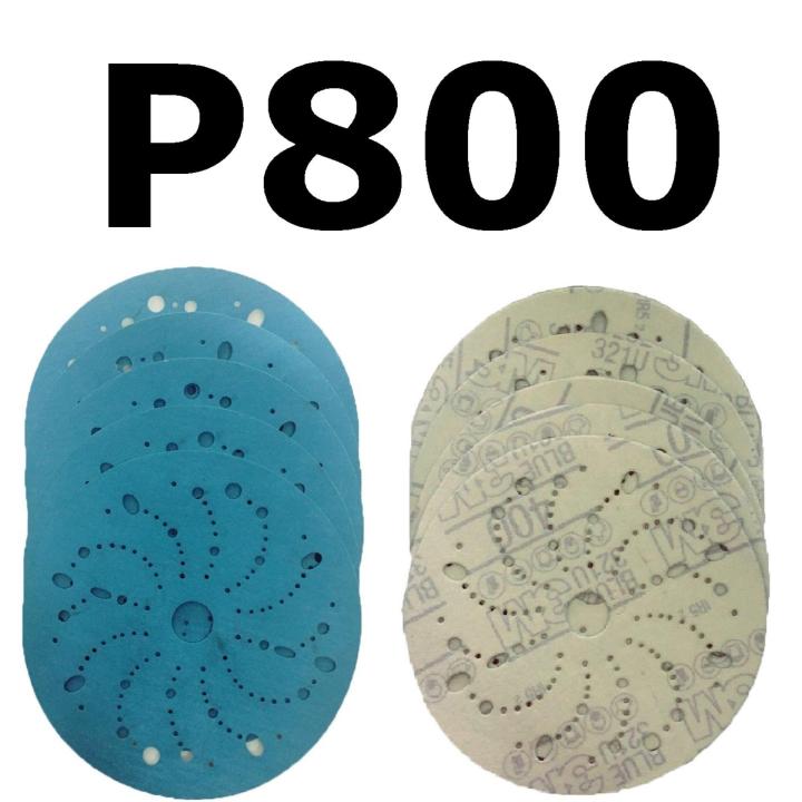 3m-x10-แผ่น-blue-hk-dc-6-กระดาษทรายกลมขนาด-150มิล-6นิ้ว-80-120-150-180-220-240-320-400-500-600-800