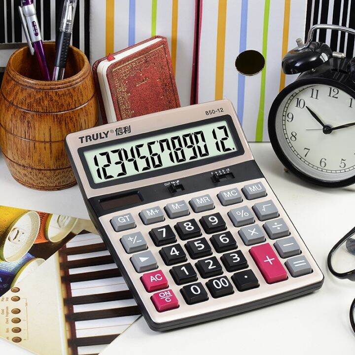 genuine-truly-tk850-12-solar-calculator-computer