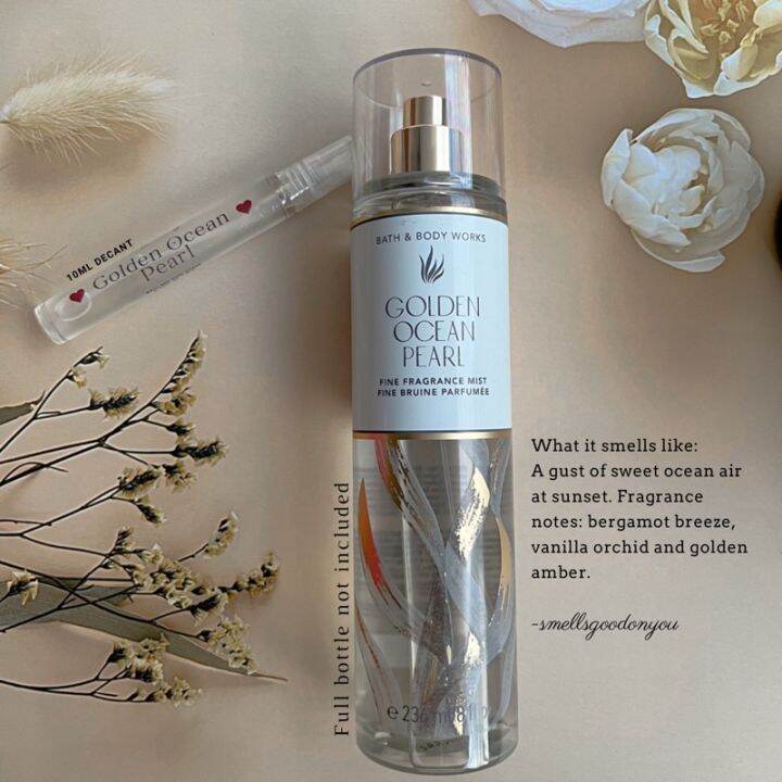 Golden Ocean Pearl (5ml,10ml and 30ml) Bath and Body works Lazada PH