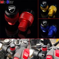 ≤ สลักเกลียวที่อุดรูกระจก CNC M10x1.25รถจักรยานยนต์สำหรับ Ducati Monster 821 696 795 Multistrada 1260 1200 Scrambler 800 1100