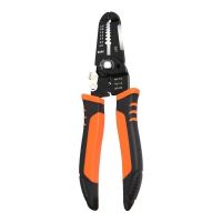 【Ready】? German cr multi-fctnal wire stripper electricians special strippg wire cuttg wire peelg multi-purpose pliers wire and