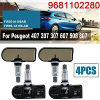 9681102280เซ็นเซอร์แรงดันยาง TPMS 433Mhz สำหรับ Peugeot 407 207 307 607 508 807 Citroen C4 5 6 7 8เซ็นเซอร์ความดันยาง