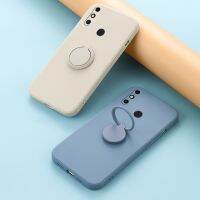 360แหวนใส่นิ้วเคสซิลิโคนรูปสี่เหลี่ยมสำหรับ Huawei Y9 Y7นายก Y6 2019 Y6P Y7P Y7a Y9A ฝาครอบขาตั้งโทรศัพท์ CarterFa