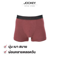 JOCKEY UNDERWEAR กางเกงในชาย CIRCULATION รุ่น KU 3121 สีแดงไวน์ ทรง TRUNKS กางเกงใน กกน ชุดชั้นในชาย