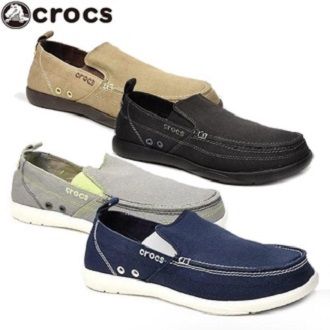 Crocs Santa Cruz Walu รองเท้าผ้าใบ กำลังเป็นที่นิยม สินค้าเข้ามาใหม่