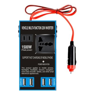 Car Power Inverter 12V/24V to 220V Auto Converter Power Inverter Intelligent Shunt Charging Tool for Camping Traveling and Other Outdoor Activities opportune