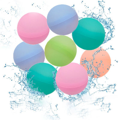 Eco-friendly Water Play Toys Water Balloon Games For Children Reusable Water Balloons For Kids Refillable Quick Fill Water Splash Balls Kids Water Play Toys