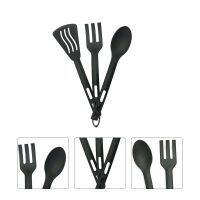 ✐☄■ 3 Sets Kids Tool Silicone Spoons Cooking Plastic Serving Utensils Slotted Turner Pasta Server Kitchenware Cutlery