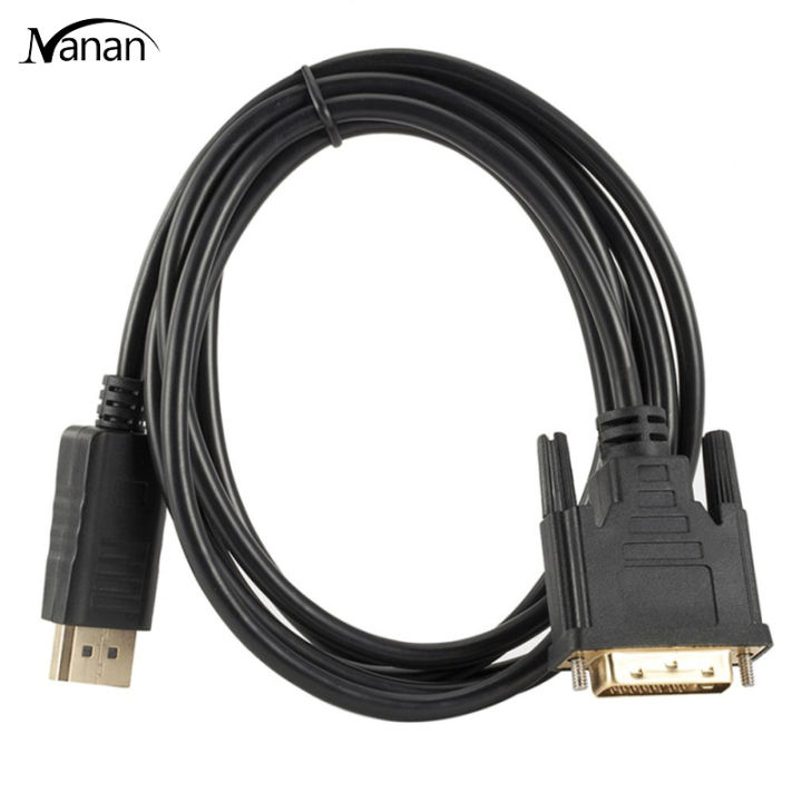 1-8m-dp-ไปยังดีวีไออุปกรณ์กล้อง-gopro-displayport-ไปยัง-dvi-ไปยังดีวีไอ24-1การแปลงสัญญาณตัวแปลงสายเคเบิลอะแดปเตอร์1920x1080p