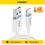 Pisen 2.4A Cáp Sạc iPhone Sạc Nhanh Dây USB Cho IP14 13 Por Max 12 Pro Max