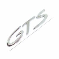 【original】 NAID FITNESS 3D Chrome โลหะ GT GTS ป้ายสัญลักษณ์สติกเกอร์รถ Auto Body Fender ด้านหลังสำหรับ Porsche Cayenne Macan 911 718 S