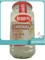 Carbonara Sauce Leggos 490 g/ซอสคาโบนาร่า Leggos 490 ก