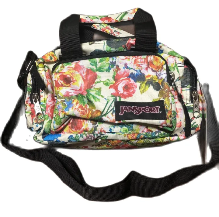 JanSport Shoulder Bag YELLOW FLORAL 2 Lazada PH