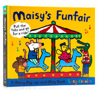 Maisy S funfair mouse Bobo amusement park a Maisy pop up and play book English original picture book three-dimensional story mechanism operation pull Book parent-child interactive reading