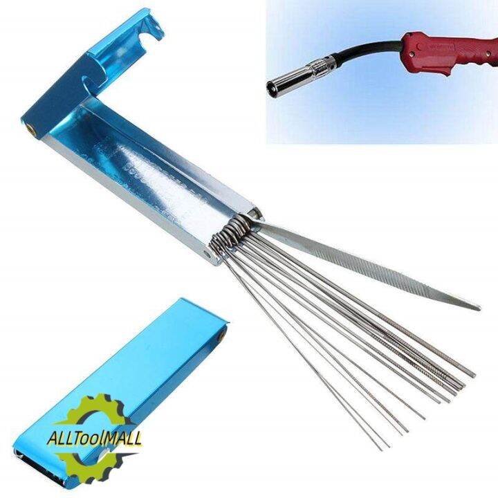ALLToolMALL 14in1 Welding Tip Cleaner Set na may Stainless Steel Reamers at Needles Lazada PH