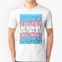 Pastel Kawaii Melting Trans Pride Lgbtq Design T Shirt Cotton 6Xl Pride Trans Pride Ftm Mtf Pastel Slime Rainbow Kawaii Trendy