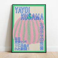 ภาพศิลปะฟักทองญี่ปุ่น Yayoi Kusama โปสเตอร์และภาพพิมพ์นามธรรม0717ผ้าใบรูปภาพศิลปะทั้งหมด