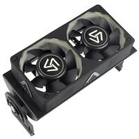 ALSEYE RAM Cooler Cooling Fan Ram Memory Cooler with Dual 60mm Fan PWM Radiator for DDR2/3/4/5 Cooling