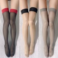 【July hot】 transparent stockings contrast long sexy foreign trade wholesale enchanting exempt ultra-thin