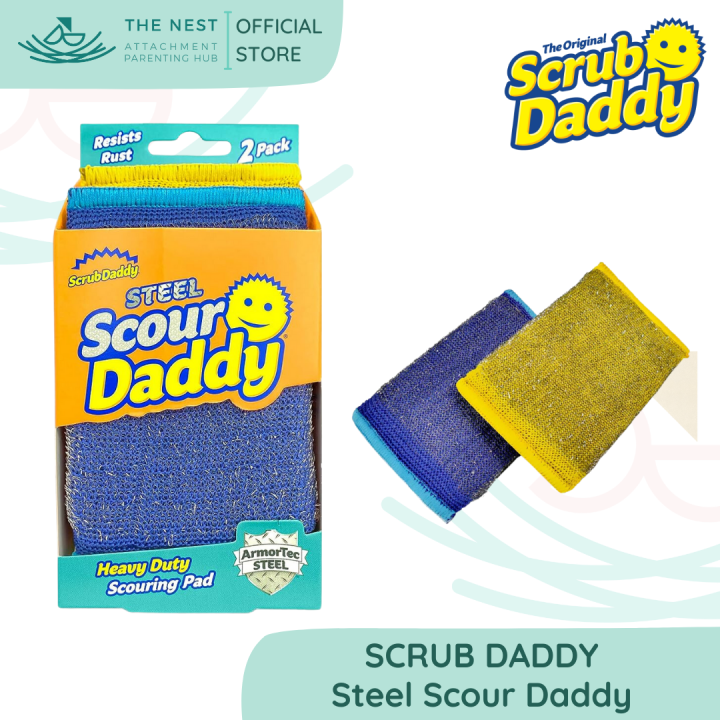 Scrub Daddy Scour Daddy Steel Scouring Pad 2pk