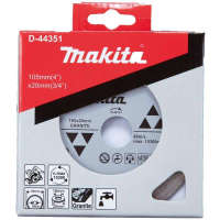 MAKITA D-44351 ใบตัด4นิ้ว น้ำ-แห้ง ใบเพชร ตัดปูน ตัดกระเบื้อง ตัดคอนกรีต ตัดหินแกรนิต หินอ่อน ตัดแกรนิตโต