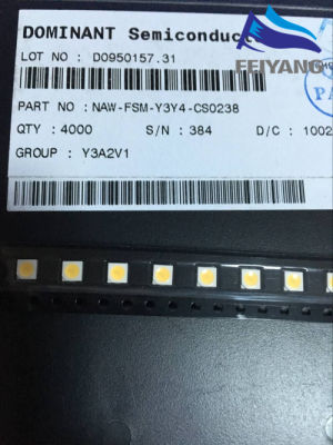 500ชิ้นสำหรับที่โดดเด่น3537 3535 1วัตต์ LED 3โวลต์เย็นสีขาวแสงไฟ LCD สำหรับทีวีแอพลิเคชัน NAW-FSM-Y4-CS0238