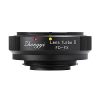 Zhongyi Mitakon เลนส์ FD-FX เทอร์โบ II อะแดปเตอร์โฟกัสลดความเร็วบูสเตอร์สำหรับ Canon FD Mount Lens To Fujifilm XF X กล้องติดตั้ง