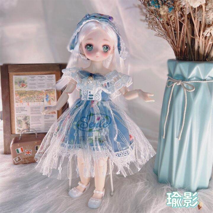 ตุ๊กตา-bjd-3d-ข้อต่อขยับได้-30-ซม-ของเล่นสําหรับเด็ก