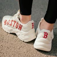 NY MLB Boston Big Ball chunky American Major League เบสบอลรองเท้าผ้าใบลำลอง VINTAGE Old Shoes