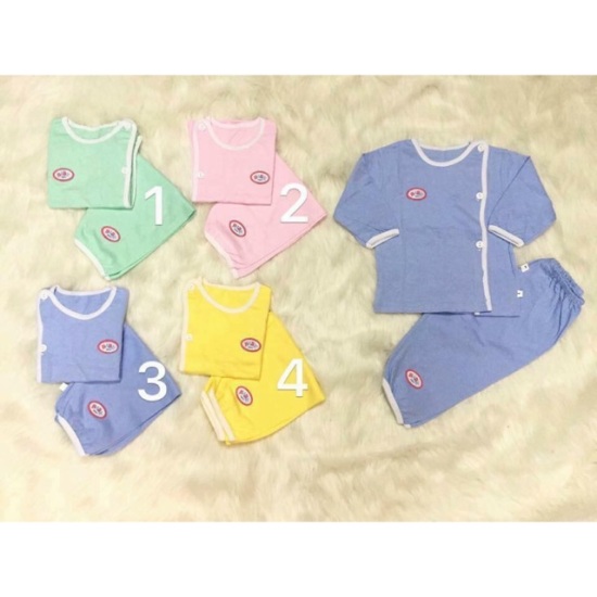 Combo 1 bộ baby born, vải cotton - ảnh sản phẩm 2