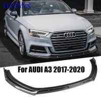 ตัวแยกกันชนหน้ารถสำหรับ Audi A3 8V รุ่นมาตรฐาน2017 2018 2019 2020ชุดตัวกระจายริมฝีปากสปอยเลอร์ยาม (ไม่ S-LINE)