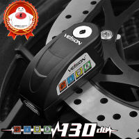 VEISON Motorcycle Waterproof Alarm Lock Bike Steelmate Disc Lock Warning Security Anti theft Brake Rotor Padlock Alarma Moto