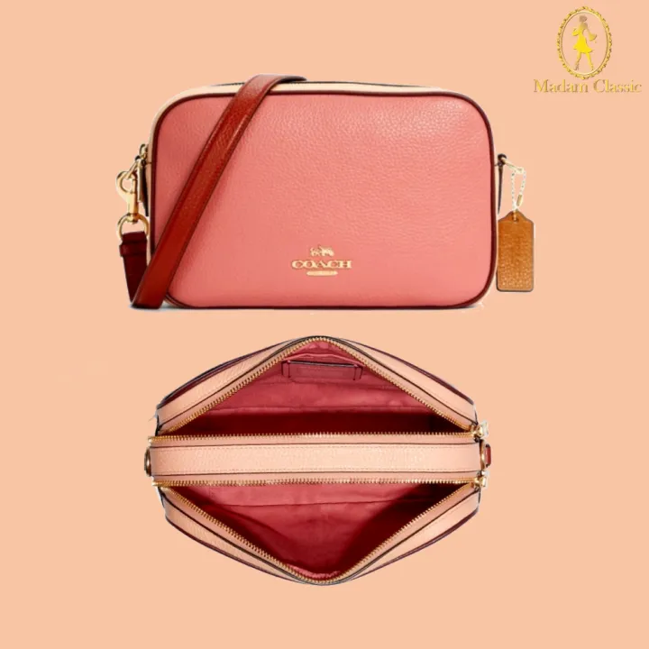 กระเป๋าสะพาย COACH C7682 JES CROSSBODY IN COLORBLOCK (IMSMX) Lazada.co.th
