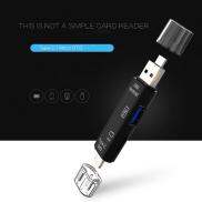 Đầu Đọc Thẻ OTG 5 Trong 1 Loại C Bộ Chuyển Đổi Đọc USB 2.0 Tốc Độ Cao Đầu