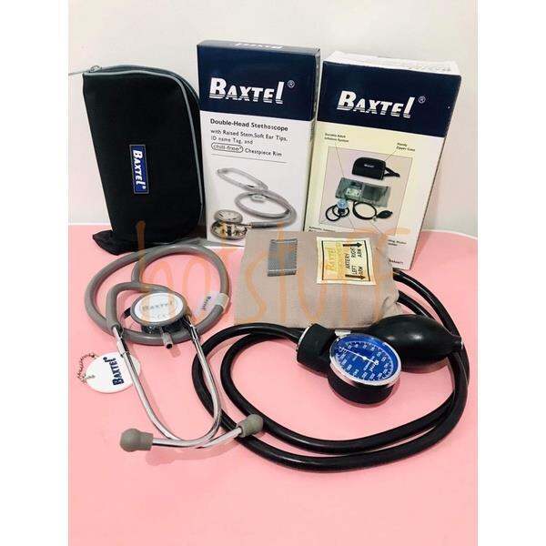 Original Baxtel Aneroid Sphygmomanometer with Stethoscope Manual BP
