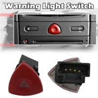 Car Emergency Control Switch Car Warning Light Switch 8200002441 8200442724 Button Warning Switch P3T5