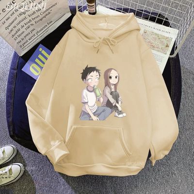 Anime Teasing Master Takagi-San Hoodies Men And Women Fashion Unisex Hoodies Aesthetic Clothes Harajuku Sweatshirt Autumn Winter Size Xxs-4Xl