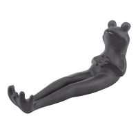 Frog Statue Incense Holder Ornament Incense Burner Stand for Desk Cabinet Housewarming Gift