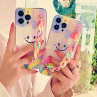 Smiley Rainbow Chain Rope Square Soft Silicone Phone Case For Xiaomi Mi POCO X2 F3 NFC F2 M3 Pro 11i 11 Ultra 11T 10T Lite Cover