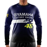 2023 design mens sports clothing Long sleeve t-shirt  l baju yamaha yamaha factory racing，Can be customization