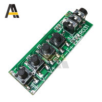 76MHz-108MHz Dual Channel สเตอริโอวิทยุ FM โมดูล DC2.8V ถึง12V 24mA FM Receiver Soundboard RDA5807 3.5มม.