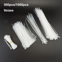 1000pcs 500pcs Self-locking plastic nylon zip cable wire ties 3x100 3x150 5x200mm 5x150 4*200 fastener ring Hardware Loop Wrap Cable Management