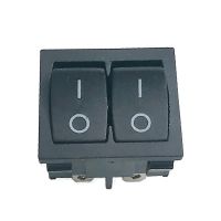 KCD5 Double Rocker Switch 4-pin ON/ OFF Black Parallel Boat Power Switch Electrical Circuitry  Parts