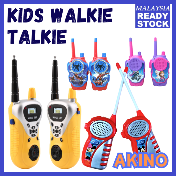 Walkie Talkie Mickey Mouse cartoon walkie talkie Battery operated Ready  stock | Lazada