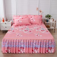 【hot】！ NEW 1piece sheets for bed With Skirt Adjustable Mattress Covers fitted sheet (Need order pillowcases)