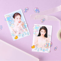 Korean-Style wannathis Cute Bubble Alphanumeric Sticker Transparent Waterproof PVC Photo Mobile Phone Diary Stickers