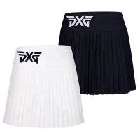 Golf Skirt Ladies Pleated Slimmer Look Versatile Black White Female Anti-Glare K2387Quick